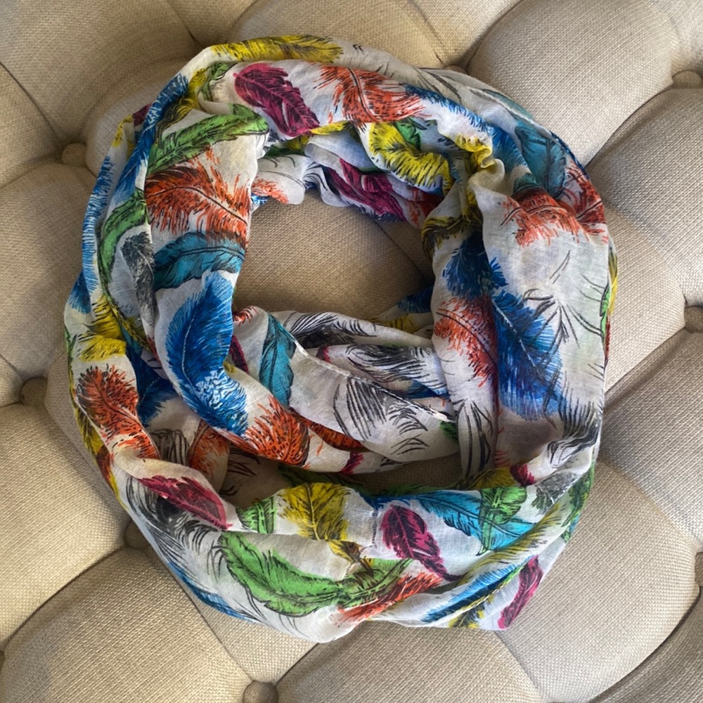 3 for $15 Bundle Discount! Bright Feather Infinity Scarf